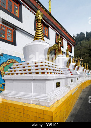 Stupas New Ghoom Monastery Darjeeling Stock Photo