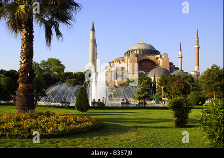 Istanbul's Aya Sofya (Hagia Sophia), Church of the Holy Wisdom Stock Photo