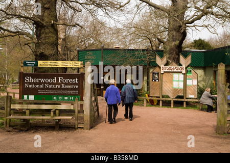 Sherwood forest visitor centre Nottinghamshire Stock Photo