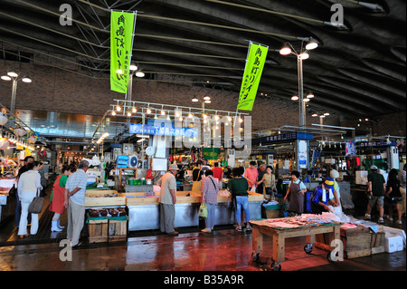 shimonoseki, fish market, yamaguchi prefecture, chugoku, honshu, japan Stock Photo