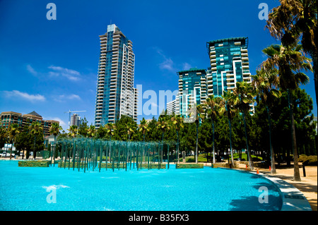 Convention Center and Childrens Park area San Diego, California, USA Stock Photo