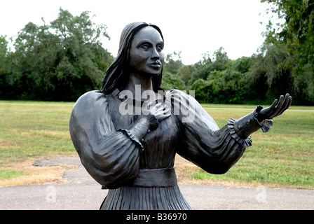 Angle of Goliad, Francita Alavez, saved 20-30 Texas soldiers from execution during Texas revolution at Goliad. Men were in Col, Stock Photo