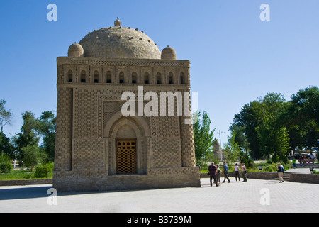 Ismail Samani Mausoleum in Bukhara Uzbekistan Stock Photo