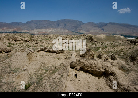 Ancient Sogdian Ruins of Penjikent in Penjikent Tajikistan Stock Photo ...