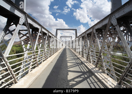 Bridge Over Orange River road free state Stock Photo