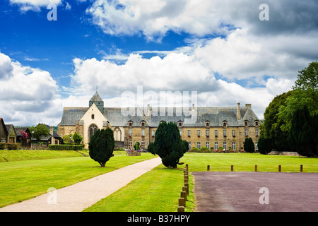 Paimpont abbey, Ille et Vilaine, Brittany, France, Europe Stock Photo