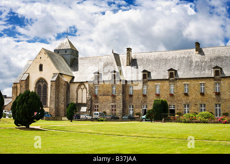 Abbey de Paimpont in Ille et Vilaine, Brittany, France Stock Photo