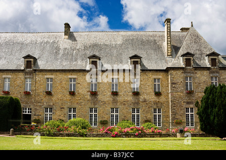 Abbey de Paimpont, Ille et Vilaine, Brittany, France, Europe Stock Photo