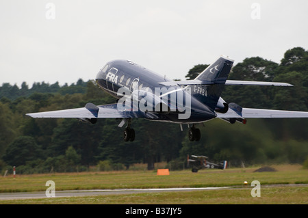 Dassault Falcon 20 Mystere 20DC Farnborough Air Show 2008 Stock Photo