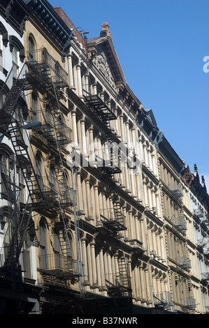 Cast iron buildings in Tribeca Stock Photo