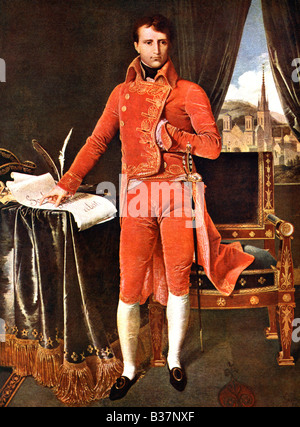Napoleon by Ingres Stock Photo
