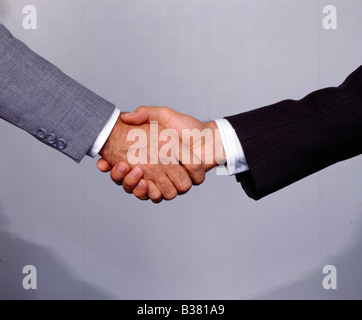 Two Men Shaking Hands Stock Photo