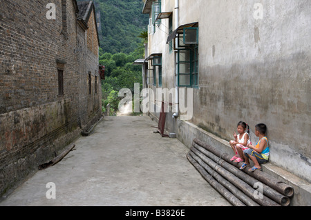 Xing Ping village Guilin district China Stock Photo