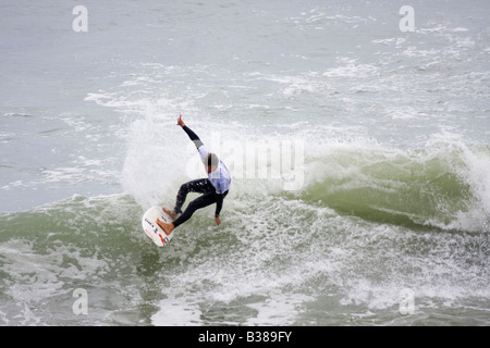 Billabong Pro Júnior Championship in Ericeira Stock Photo