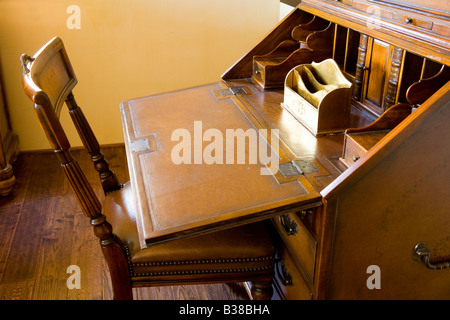 Vintage fold out desk Stock Photo