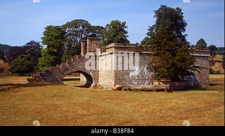 Queen Mary's Bower, Chatsworth, Derbyshire, UK Stock Photo