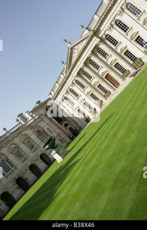 City of Cambridge, England. Angled view of the James Gibbs designed Senate House and Old Schools building. Stock Photo