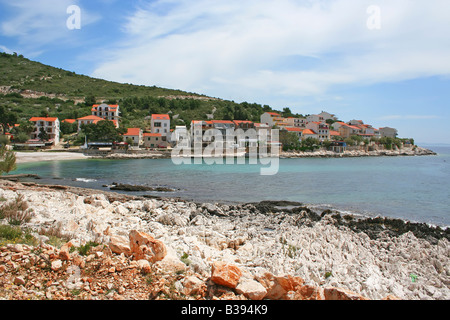 Milna, Island Hvar, Croatia Stock Photo