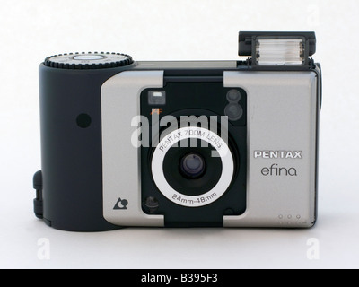 Used APS Advanced Photo Sistem pocket camera Pentax Efina ready to shoot cut out