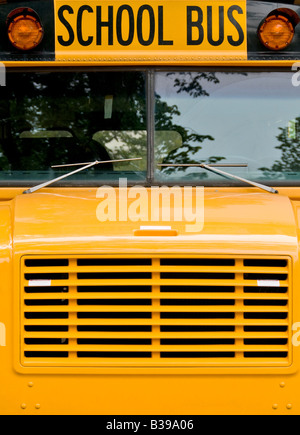 A Yellow American School Bus, Washington DC USA Stock Photo - Alamy