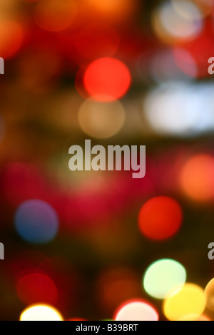 Blured background with colored circles Stock Photo