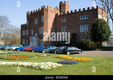 hertford castle town centre county town hertfordshire england uk gb Stock Photo