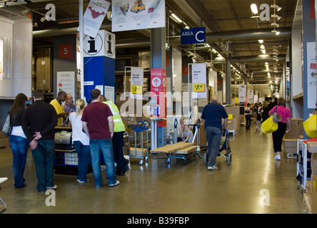 Ikea store Milton Keynes Buckinghamshire Stock Photo