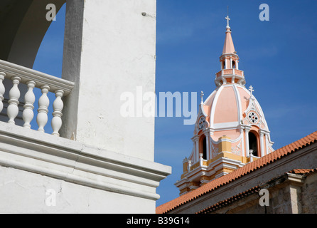 Dome of Cartagena Cathedral Stock Photo