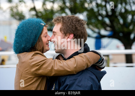 young couple in love Stock Photo