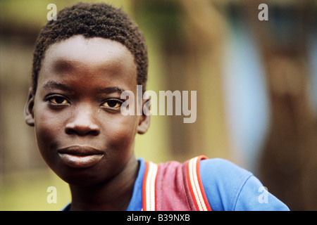 A beautiful African boy Stock Photo