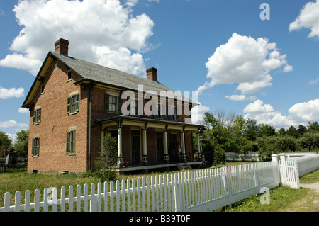 The Firestone farm house at Greenfield Village in Dearborn Michigan USA Stock Photo