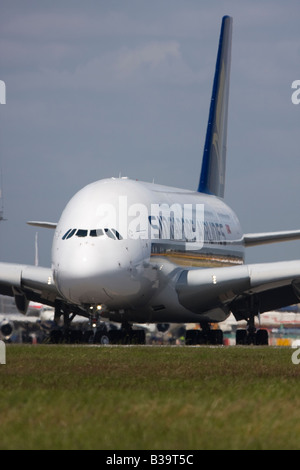 Singapore Airlines Airbus A380 London Heathrow, United Kingdom Stock Photo