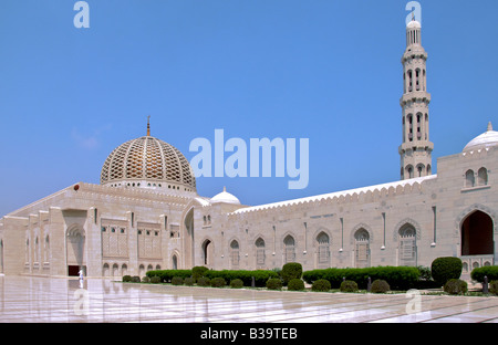 Sultan Qaboos Grand Mosque Muscat Sultanate of Oman Stock Photo