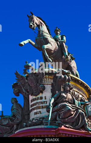 Monument to Nicholas I Stock Photo