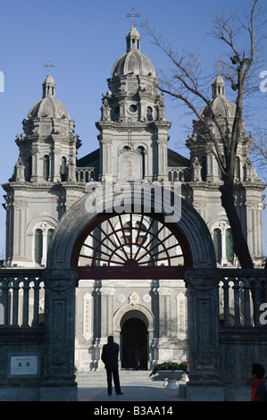 China, Beijing, Dongcheng District, Saint Joseph's Catholic Church Stock Photo