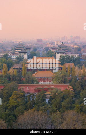 The Forbidden City, elevated view, Beijing, China Stock Photo