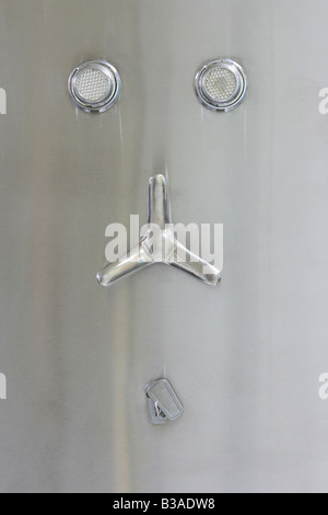 detail from Steel Safe combination numeric locker Stock Photo - Alamy