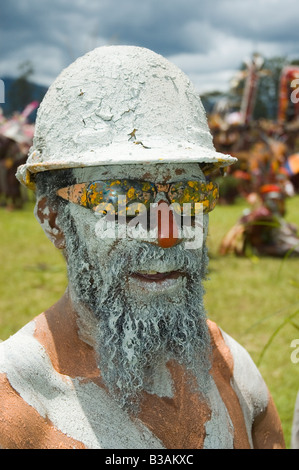 tribal dancers Goroka PNG Stock Photo