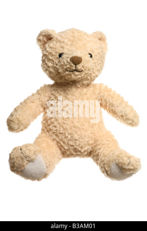 teddy bear on white background Stock Photo - Alamy