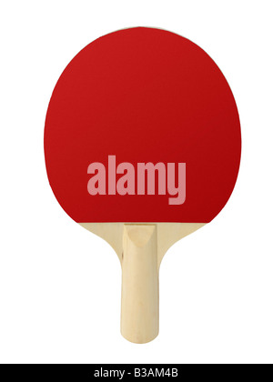 Red 'Table tennis' racket Stock Photo