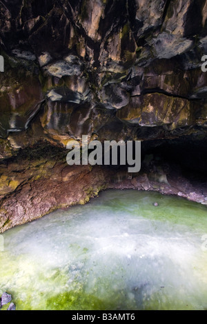 Ice Cave in New Mexico USA Stock Photo