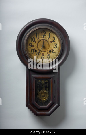 Antique wall clock Stock Photo
