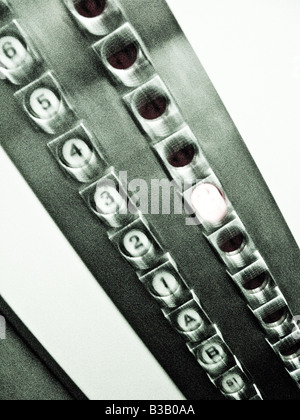 lift buttons Stock Photo