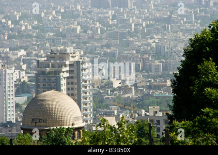 Cityscape View from Jamshidiyeh Park in Tehran Iran Stock Photo