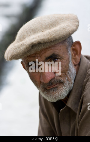 Hunza Man in the Village of Ganish near Karimabad Pakistan Stock Photo