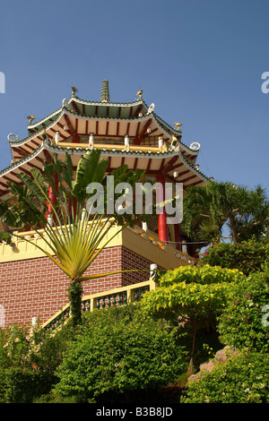 Taoist temple in the Beverly Hills area of Cebu City on the island of Cebu Stock Photo