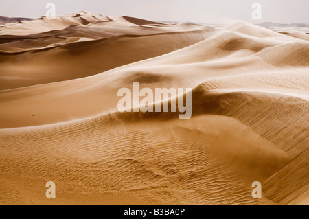 Sand Dunes, Libyan Desert, Egypt Stock Photo