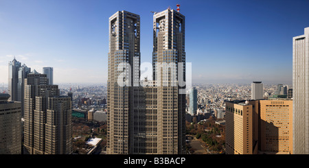 Metropolitan Government Building, Shinjuku District, Tokyo, Japan Stock Photo
