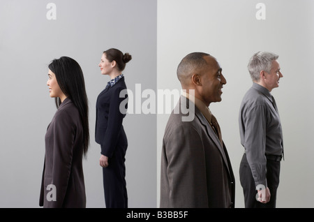 Group Portrait of Business People Stock Photo