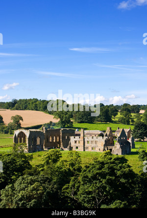 Ruins of Egglestone Abbey, Teesdale, County Durham, England, UK Stock Photo